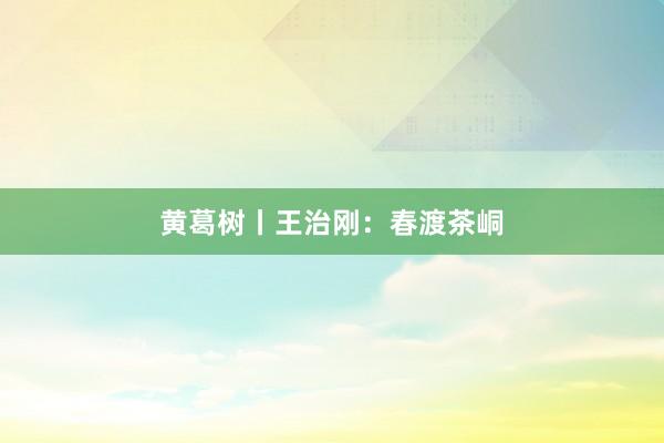 黄葛树丨王治刚：春渡茶峒