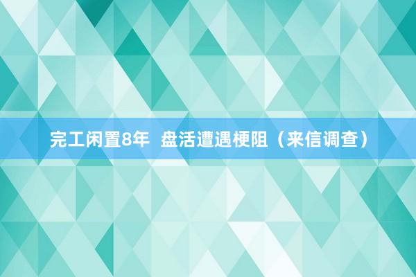 完工闲置8年  盘活遭遇梗阻（来信调查）