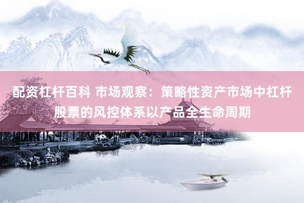配资杠杆百科 市场观察：策略性资产市场中杠杆股票的风控体系以产品全生命周期