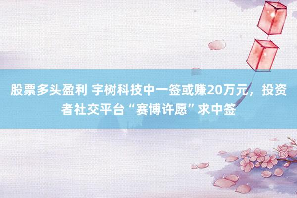 股票多头盈利 宇树科技中一签或赚20万元，投资者社交平台“赛博许愿”求中签